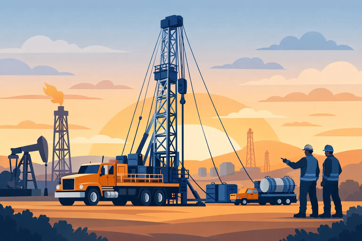 Oilfield Service Rigs for Workovers and Completions