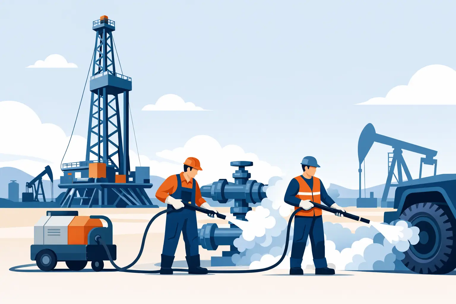 Oilfield Steam Cleaning Services That Keep Work Moving