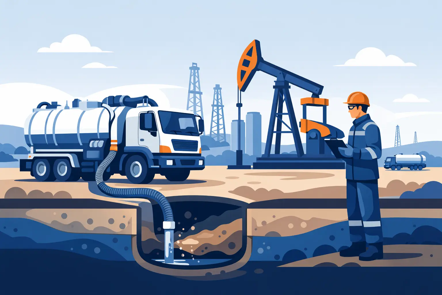 Vacuum Truck Services That Keep Wells Moving