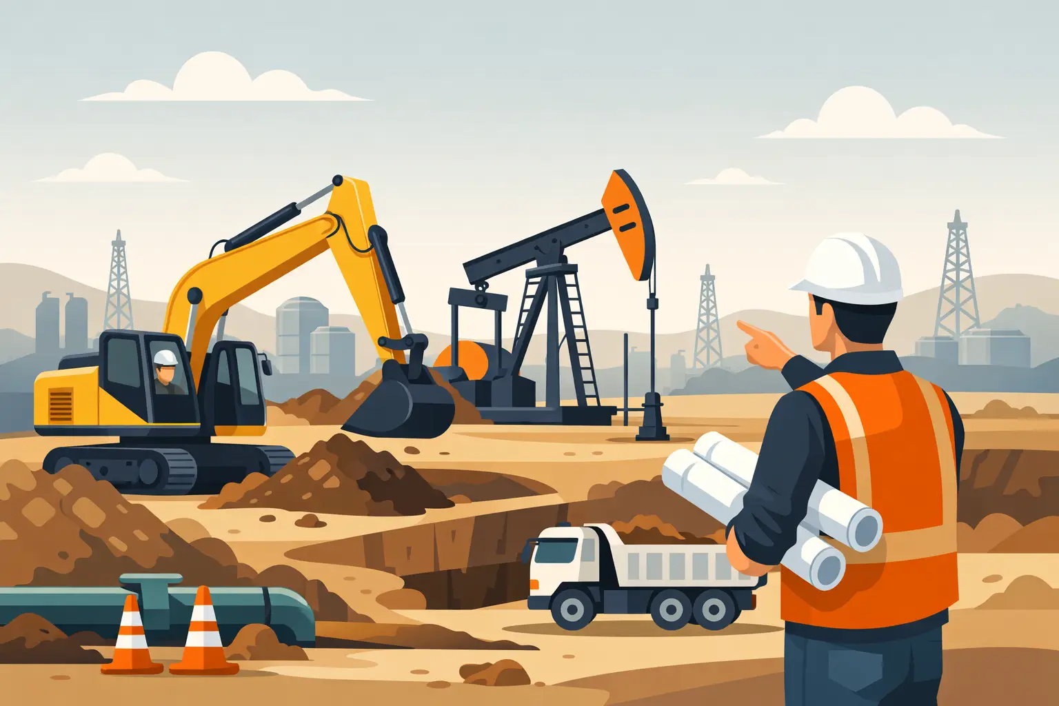 What an Oilfield Excavation Contractor Handles
