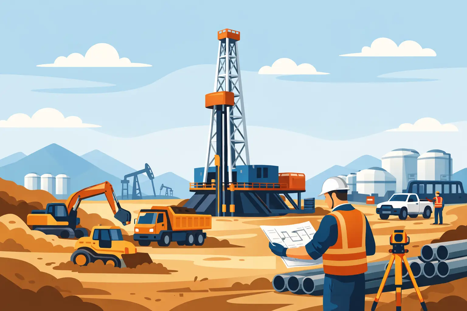 What an Oilfield Site Development Contractor Does