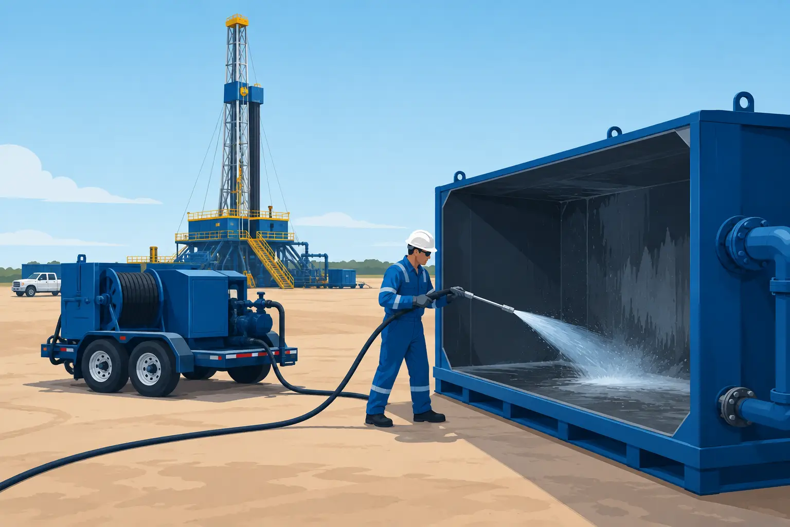 How to Clean Frac Tanks Without Slowing the Job