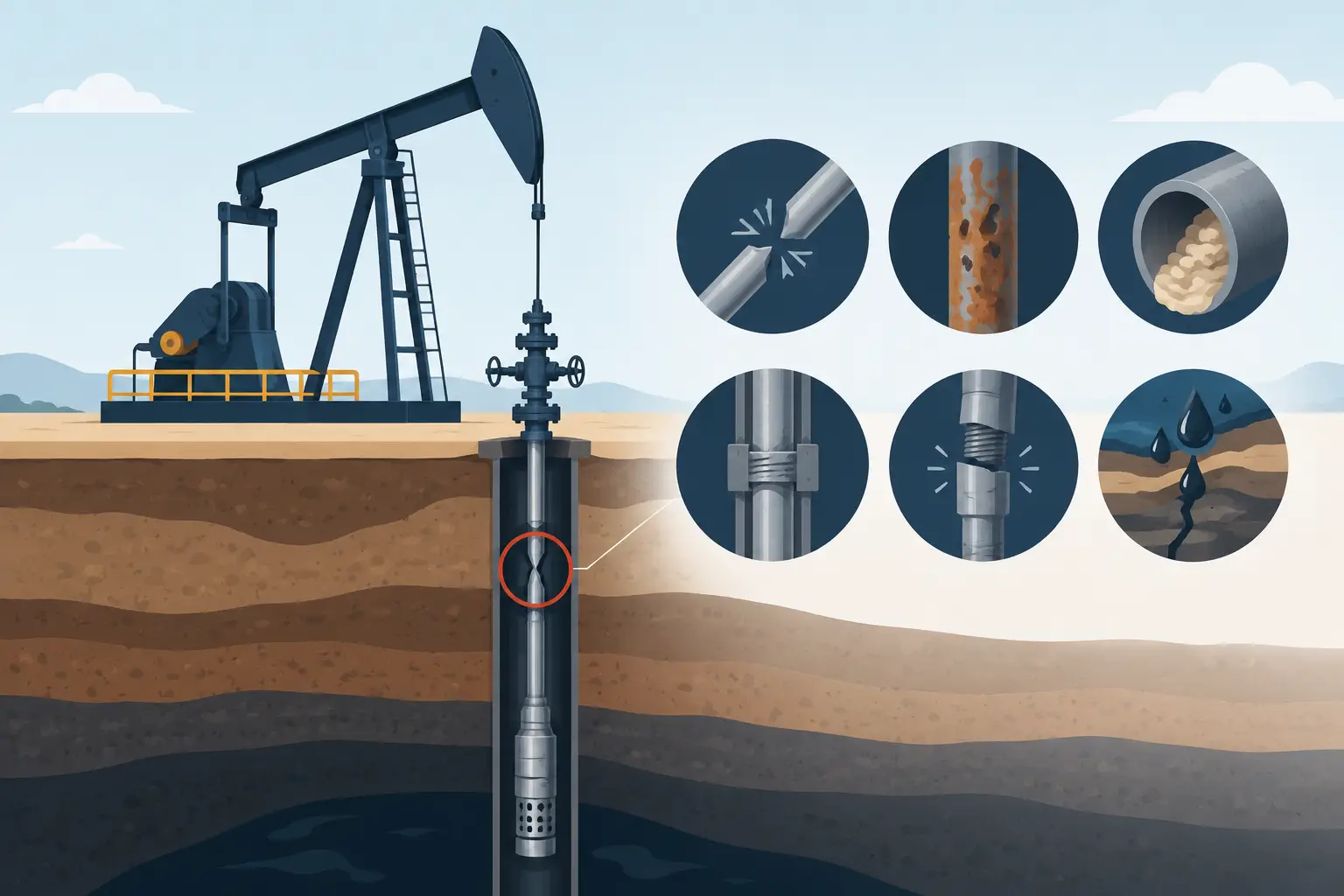Top Causes of Rod Failure in Producing Wells