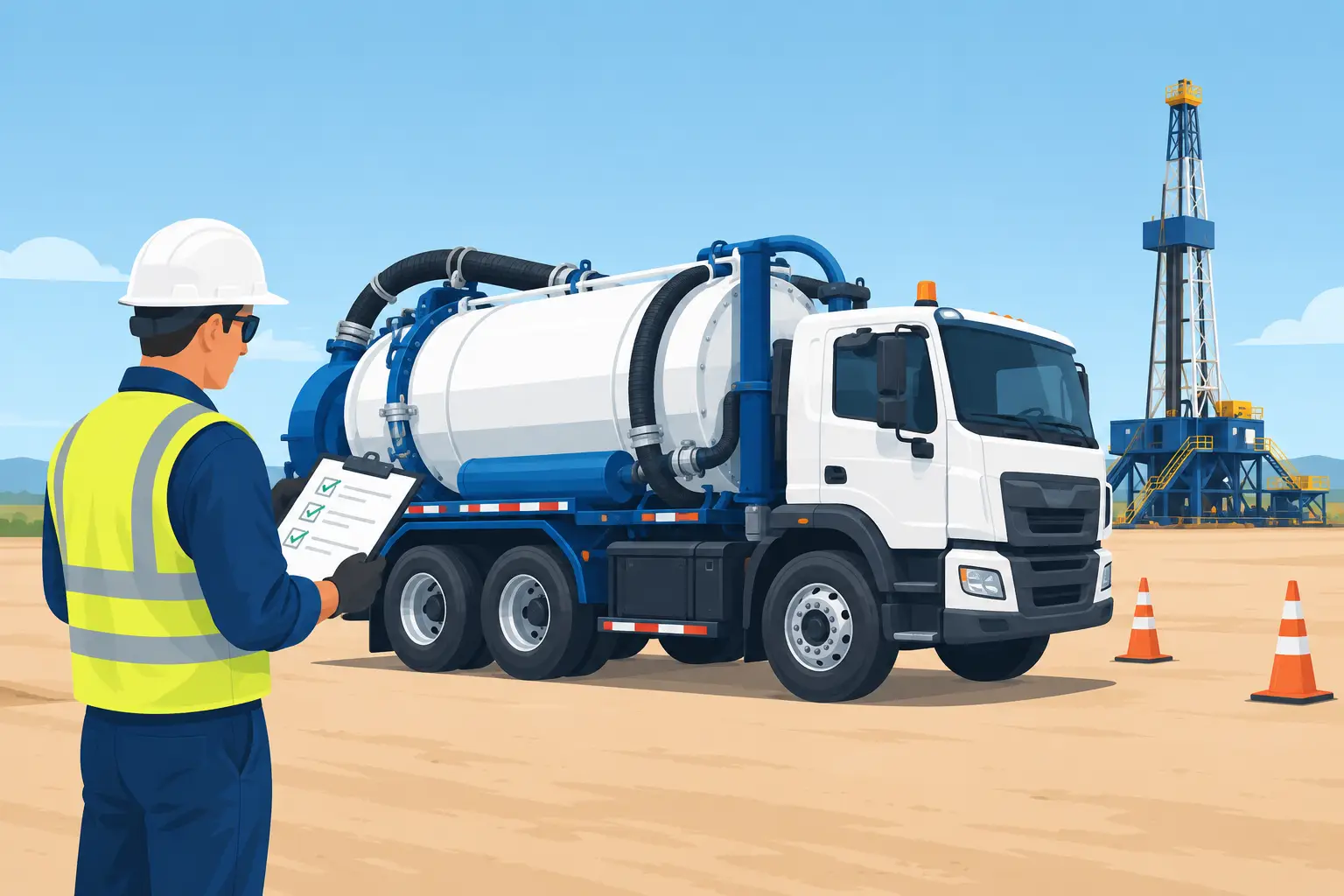 Top Vacuum Truck Safety Checks Before Mobilization