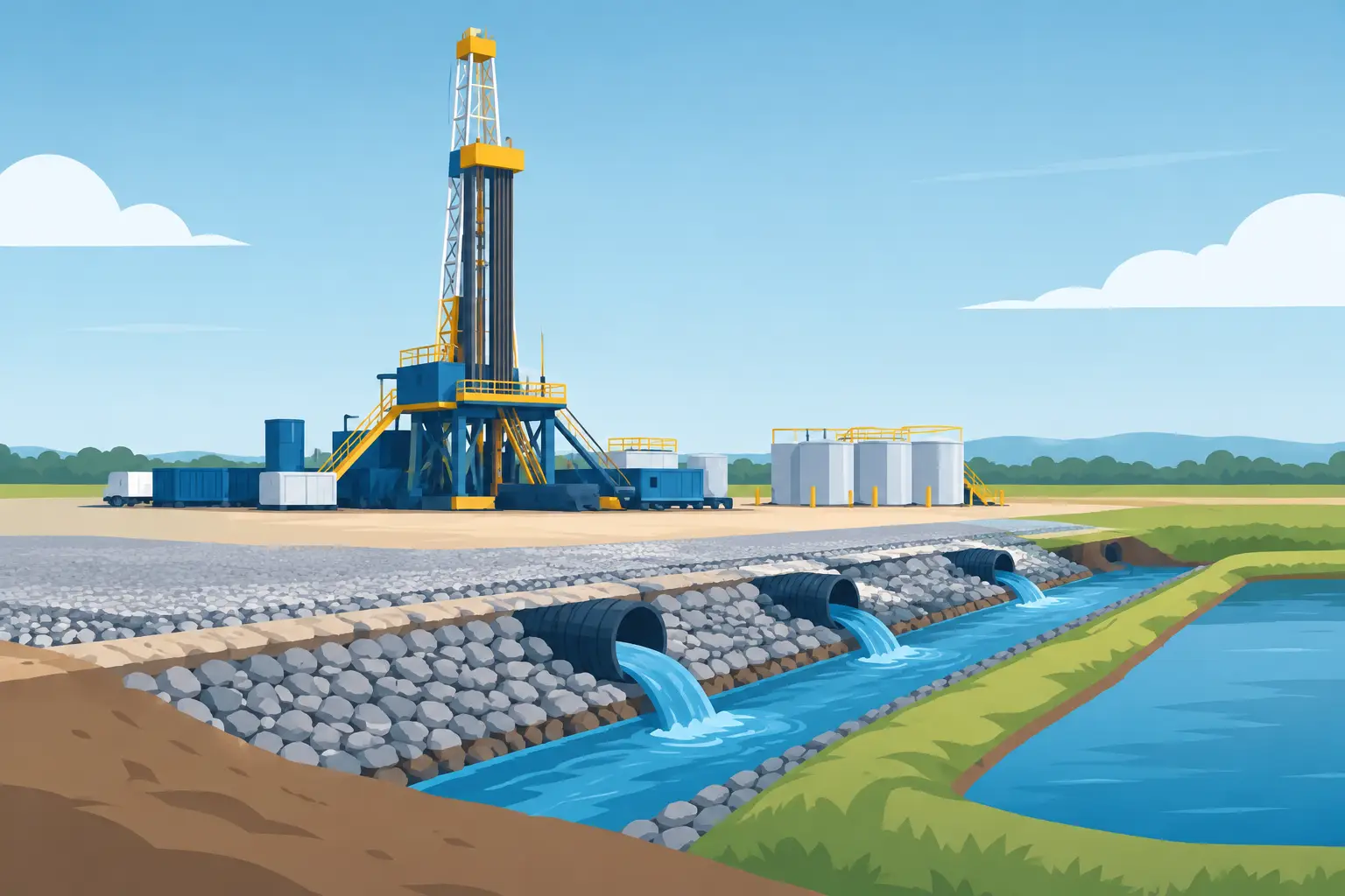 Wellsite Drainage Requirements That Hold Up